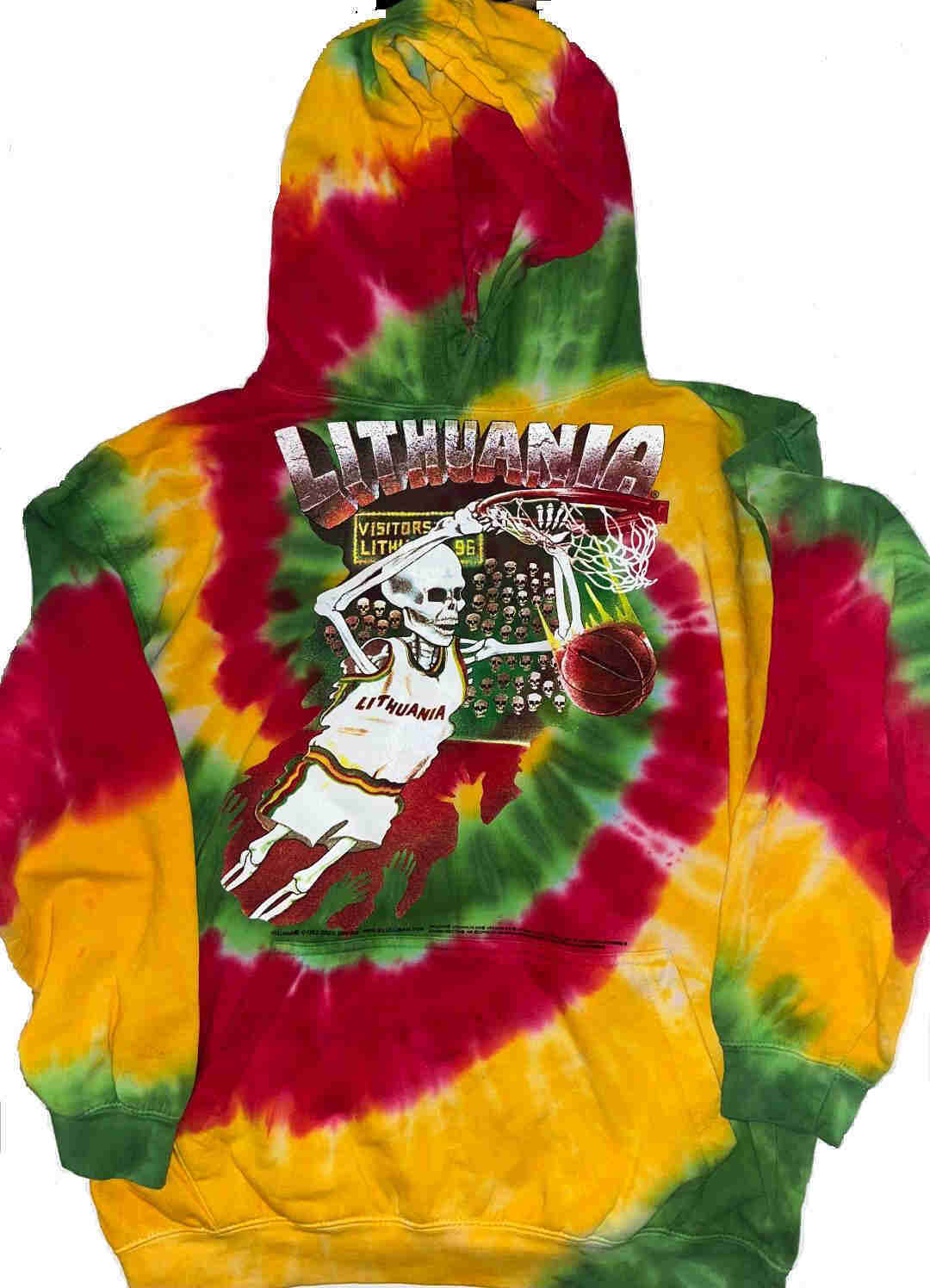 Lithuania tie dye hoodies and tshirts